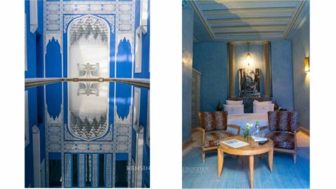 Riad Blue in Marrakech, Morocco
