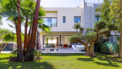 Villa Garden in Marrakech, Morocco