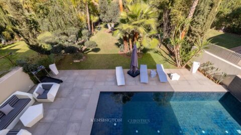 Villa Garden in Marrakech, Morocco