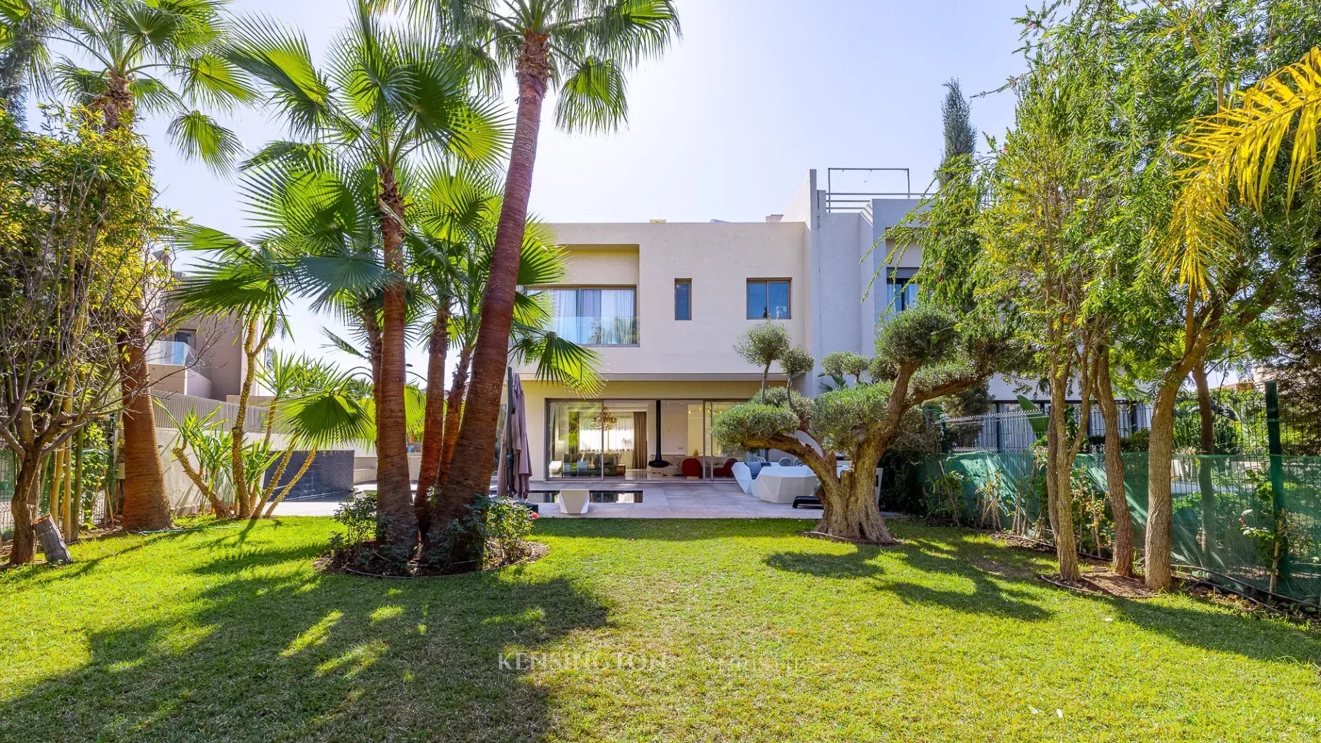 Villa Garden in Marrakech, Morocco