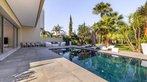 Villa Garden in Marrakech, Morocco