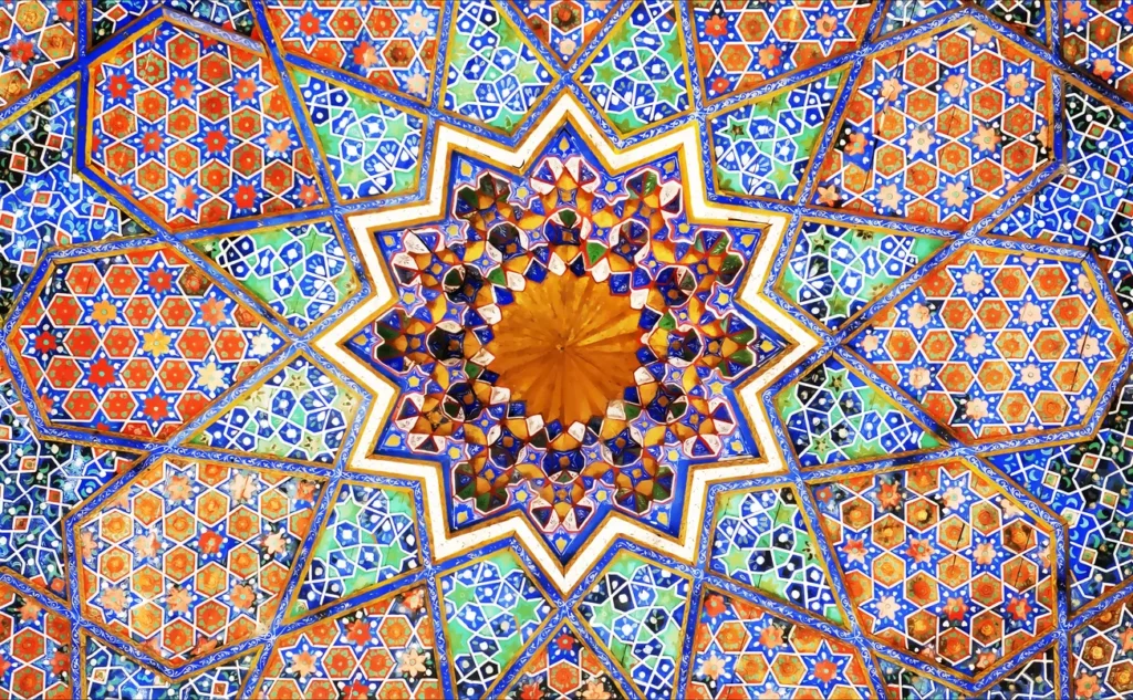 Moroccan mosaic art
